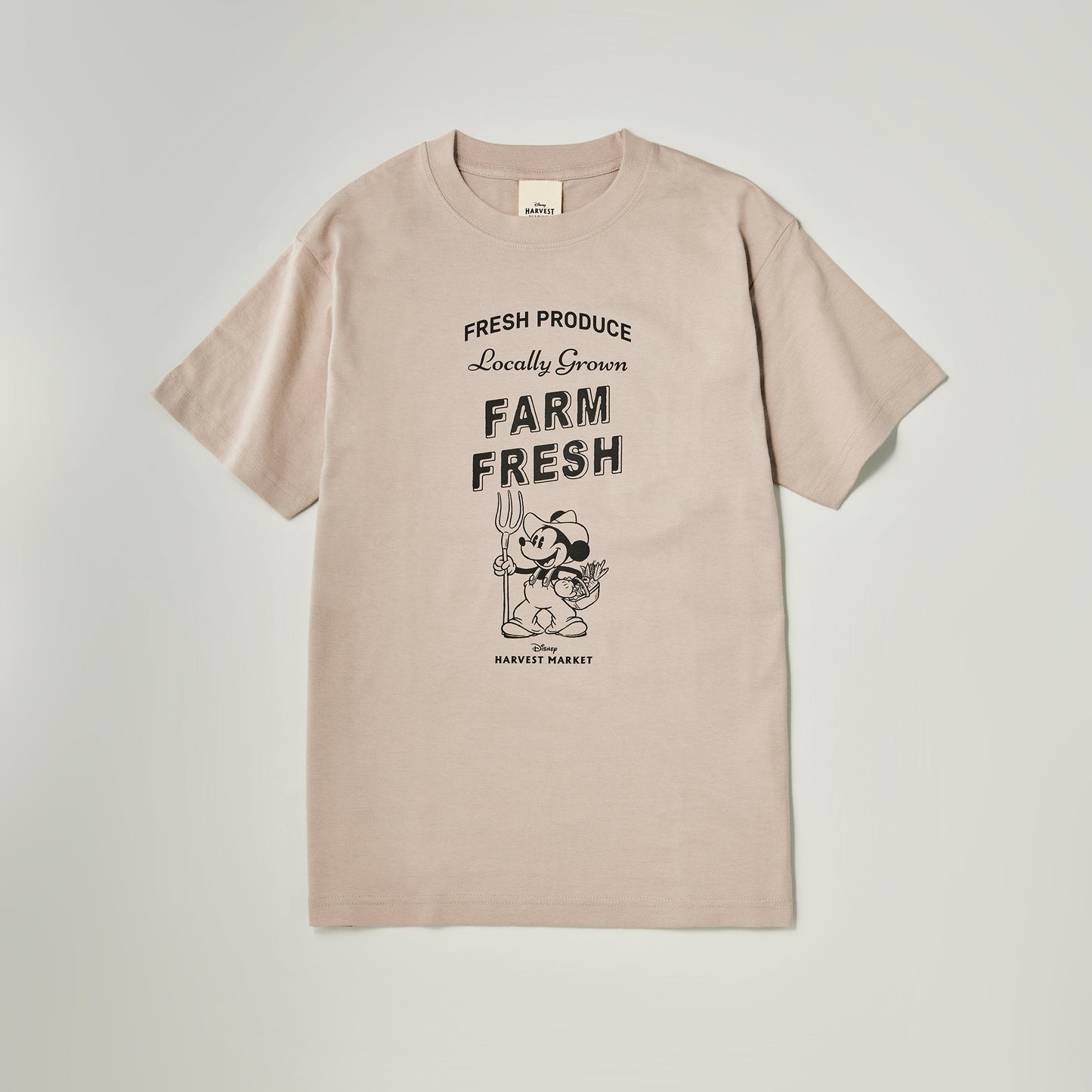 半袖Tシャツ ミッキーマウス ミルキーグレー S