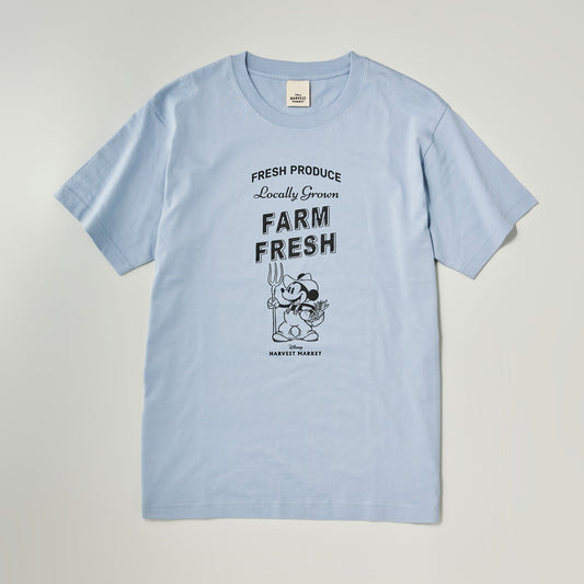 半袖Tシャツ ミッキーマウス アシッドブルー L