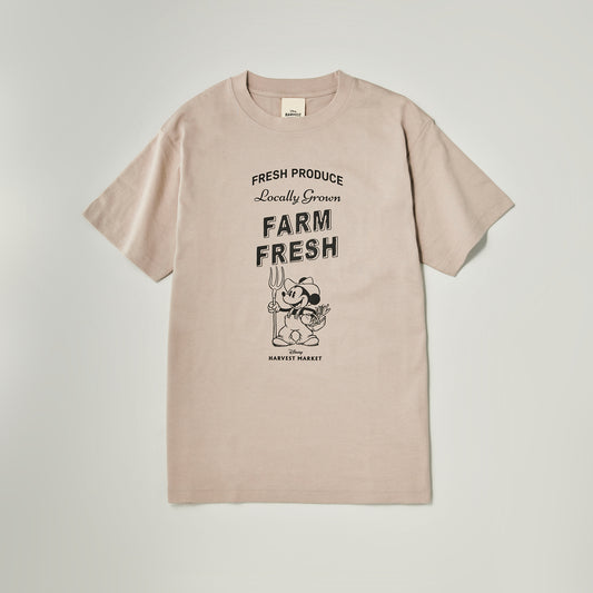 半袖Tシャツ ミッキーマウス ミルキーグレー L