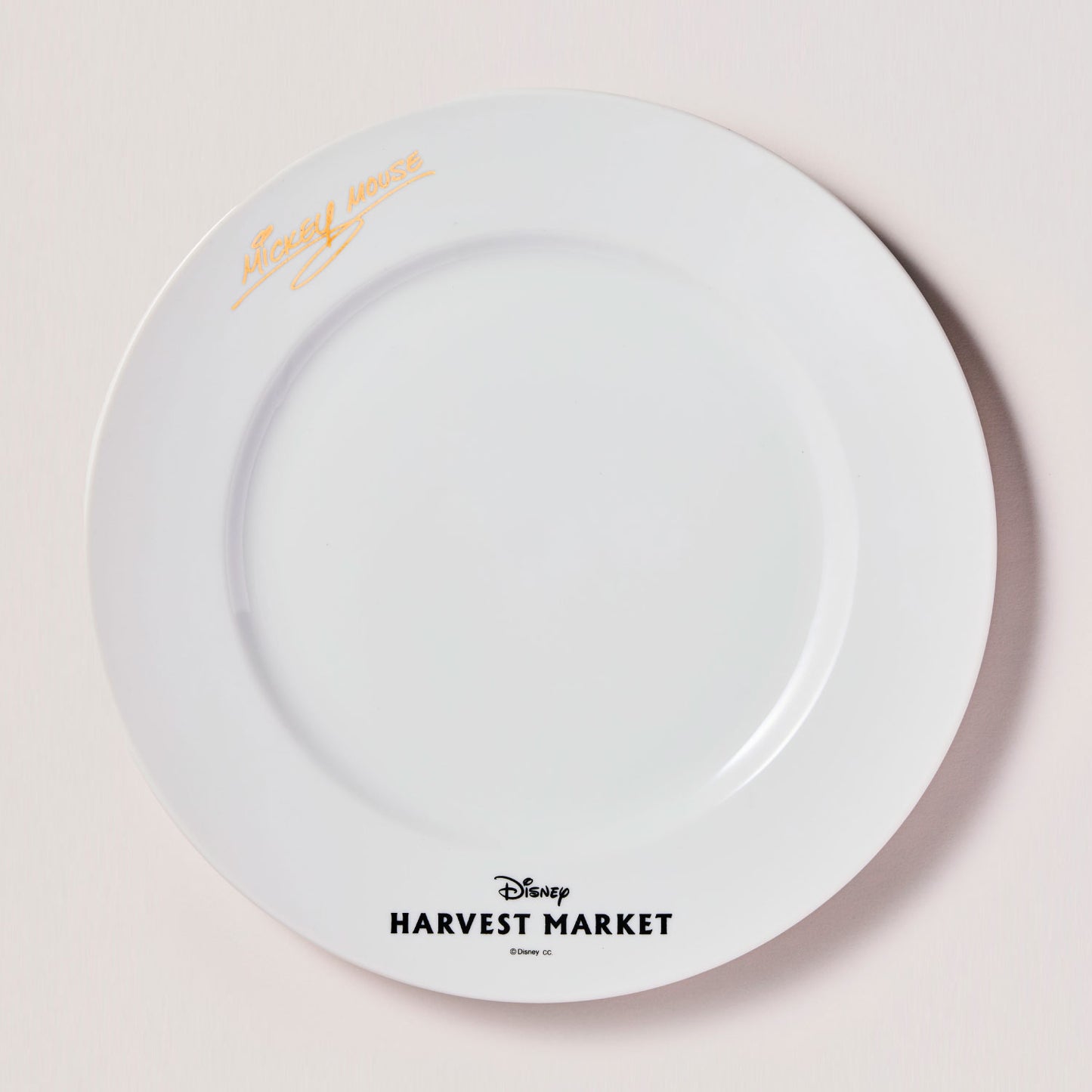 サイン入りプレート 26cm 〈ミッキーマウス〉